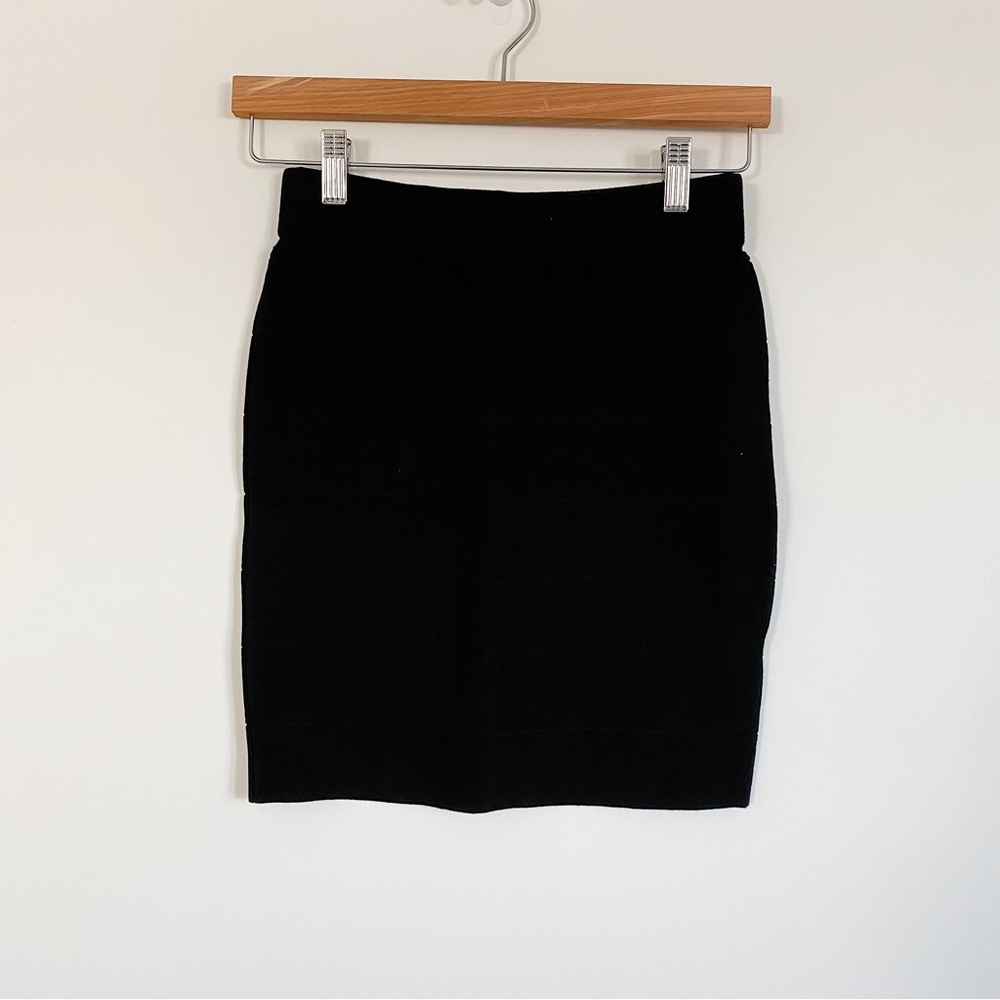 High Waist Bodycon Mini Skirt
